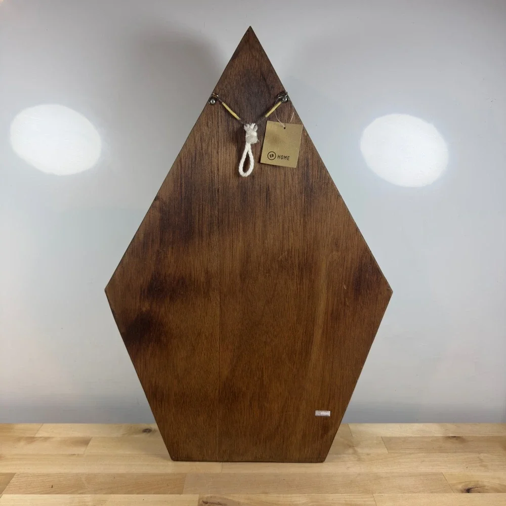 Earthbound Trading Co Coffin Shadow Box Wood Crystal Display Shelf Gothic 24in